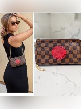 Louis Vuitton Damier Ebene Trunks & Bags Illustre Zip Wallet - LIMITED EDITION 🔥